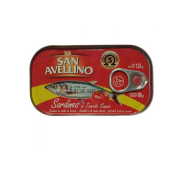 Sardinas en salsa de tomate San Avellino (125 g / 4.41 oz)