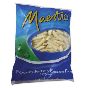 Bolsa de 1kg de Papas Prefritas, estilo French Fries Maestro