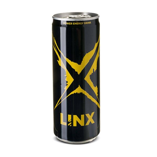 Energizante , caja de bebida energizante Linx 24*250ml.