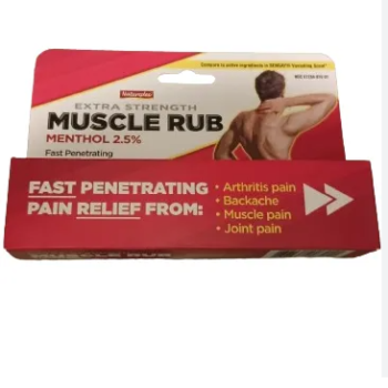 Muscle Rub extra strength 2.5% Menthol 1.5 oz