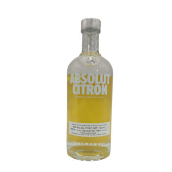 Botella de vodka con sabor a limón Absolut (750 ml)