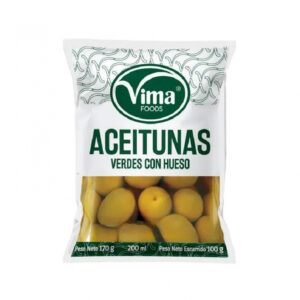 Aceitunas verdes con hueso Vima Foods (170 g / 5.99 oz)
