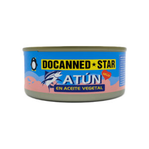 Atún en aceite vegetal Docanned Star (140 g / 4.9 oz)