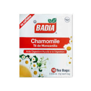 Té de Manzanilla Badia 10 Unidades