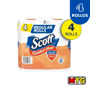 Papel Sanitario Scott Comfort Plus 4 Unidades