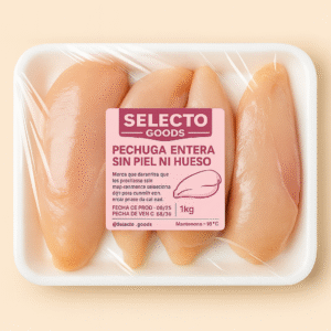 Pechuga Entera sin Piel ni Hueso Selecto Goods 1kg